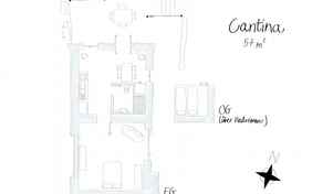 Der Grundriss von La Cantina.